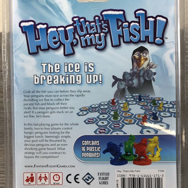 Hey Thats My Fish Game!, Blue, Size: 8Y+
New in a box