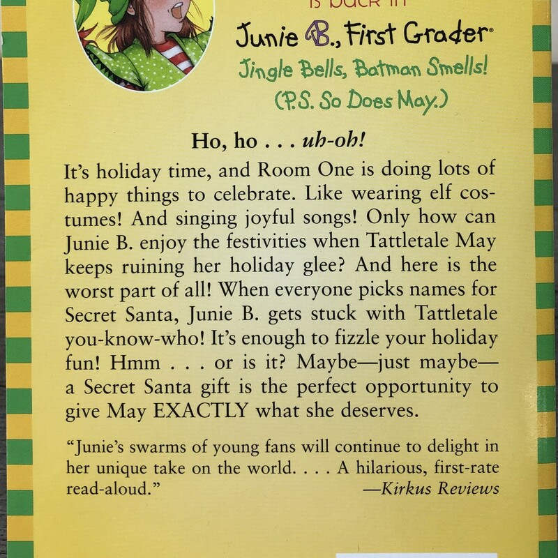 Junie B First Grader Jingle Bells ,Batman Smells, Multi, Size: Series