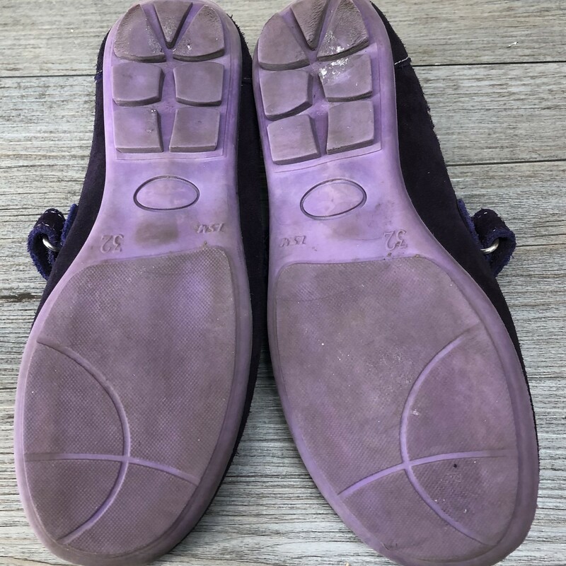 Twig Swede Shoes, Purple, Size: 13.5Y<br />
euro size 32