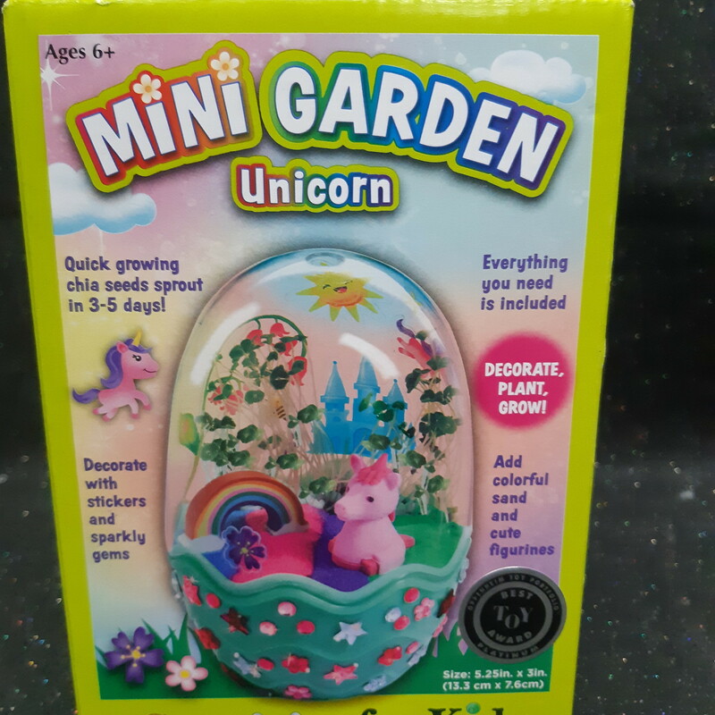 Mini Garden Unicorn, 6+, Size: Create