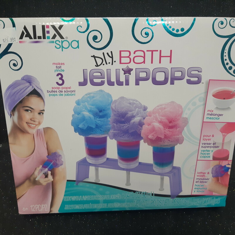 DIY Bath Jelli Pops