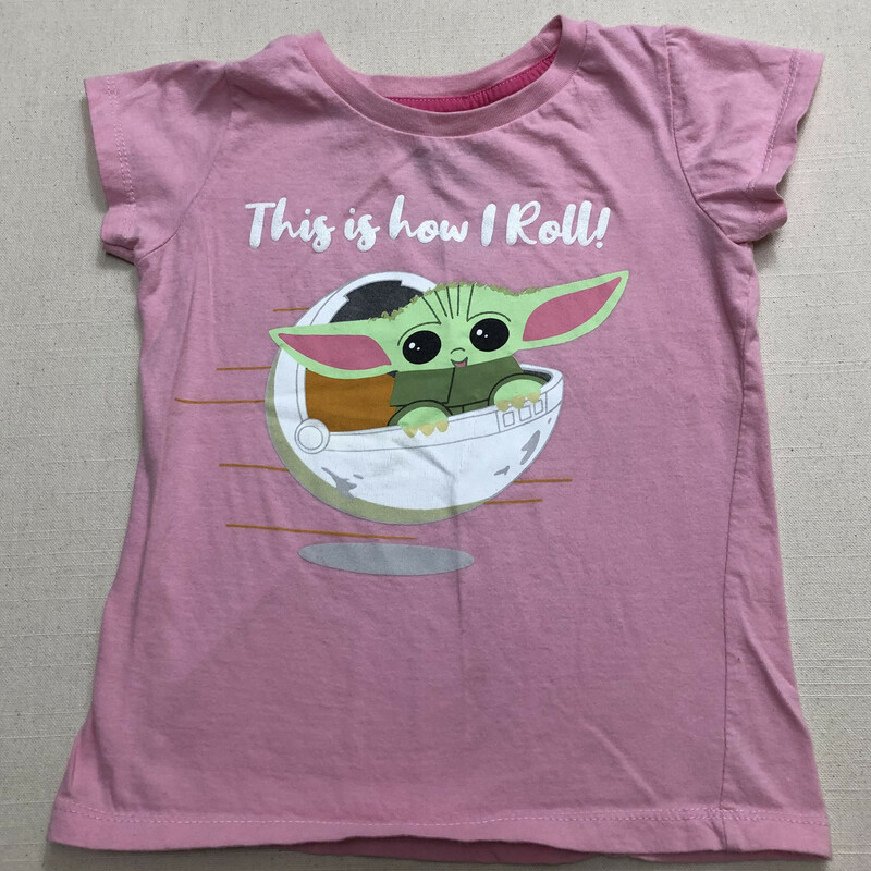 Star Wars T Shirt, Pink, Size: 6Y