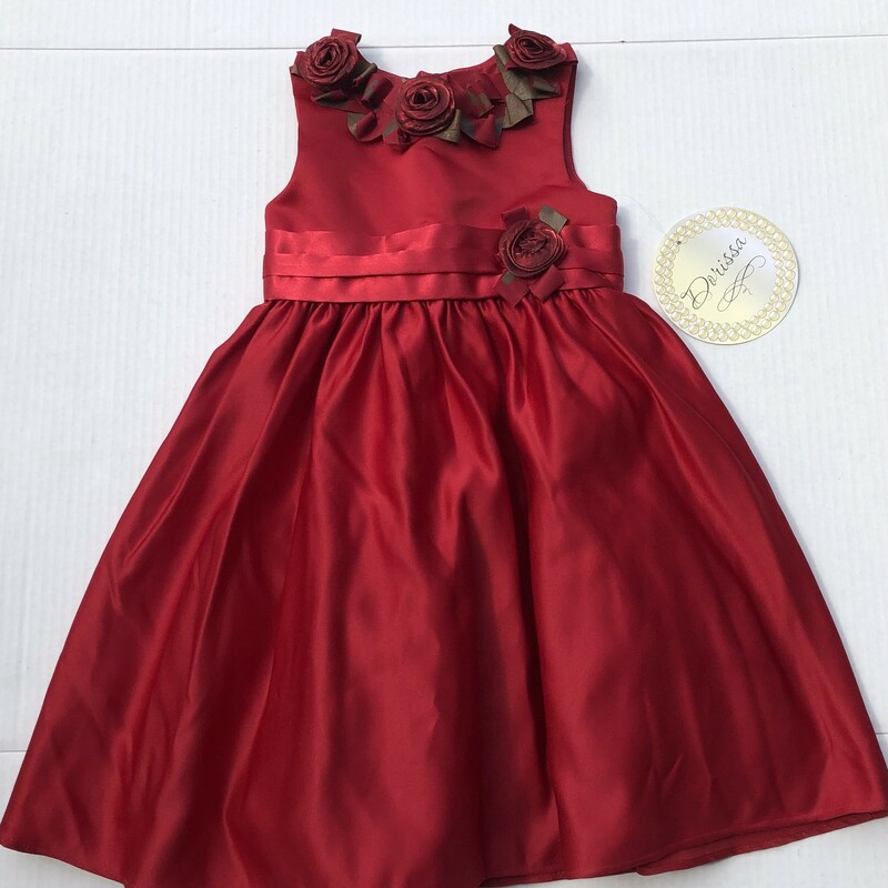 Dorissa Dress, Red, Size: 24M
New with tag
