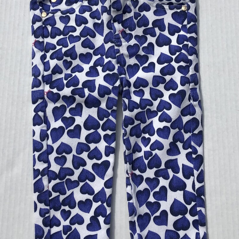 Juicy Couture Jeans, White, Size: 6-12M
Blue Hearts