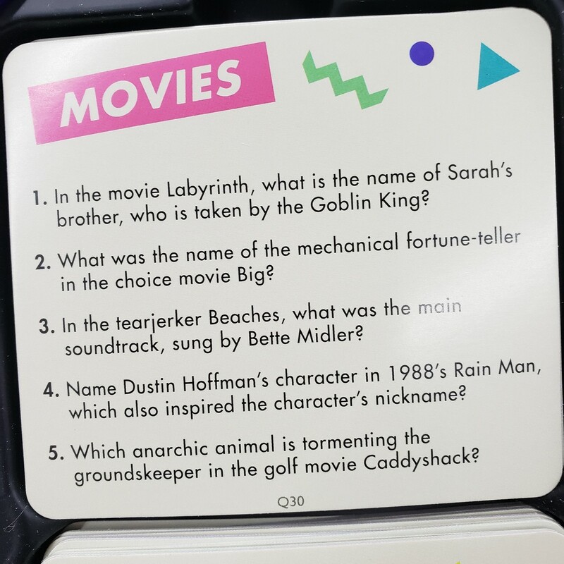 Thats So 80s Game, Trivia, Complete