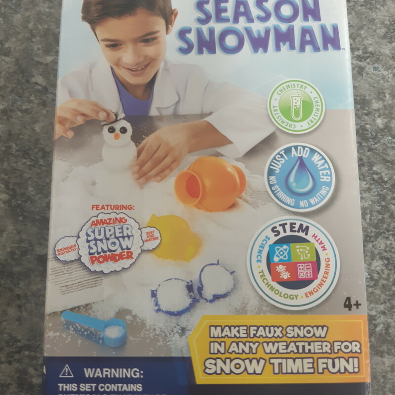 All Season Snowman, 4+, Size: ScienceKit