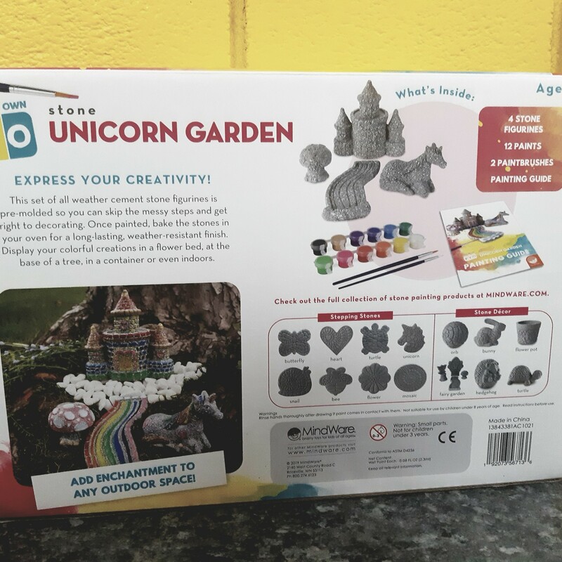 Unicorn Garden, Diy, Size: Create