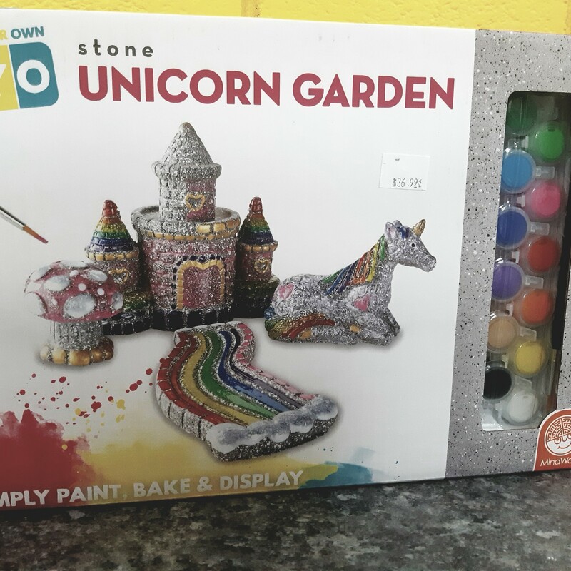 Unicorn Garden, Diy, Size: Create