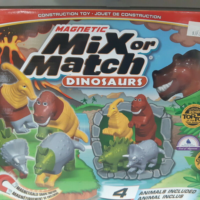 Mix Or Match Dinosaurs, 2+, Size: Magnets