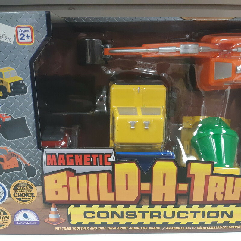 Magnetic Build A Truck, 2+, Size: Vehicles