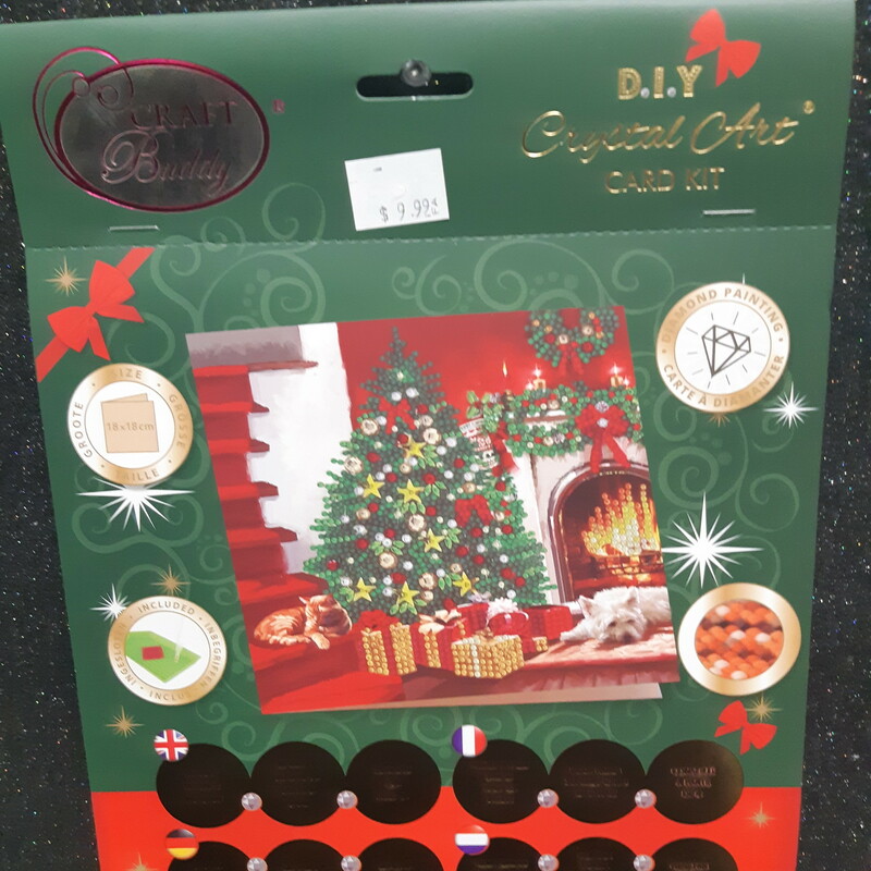 Diy Card Kit Christmas Tr, 8+, Size: Adult Art