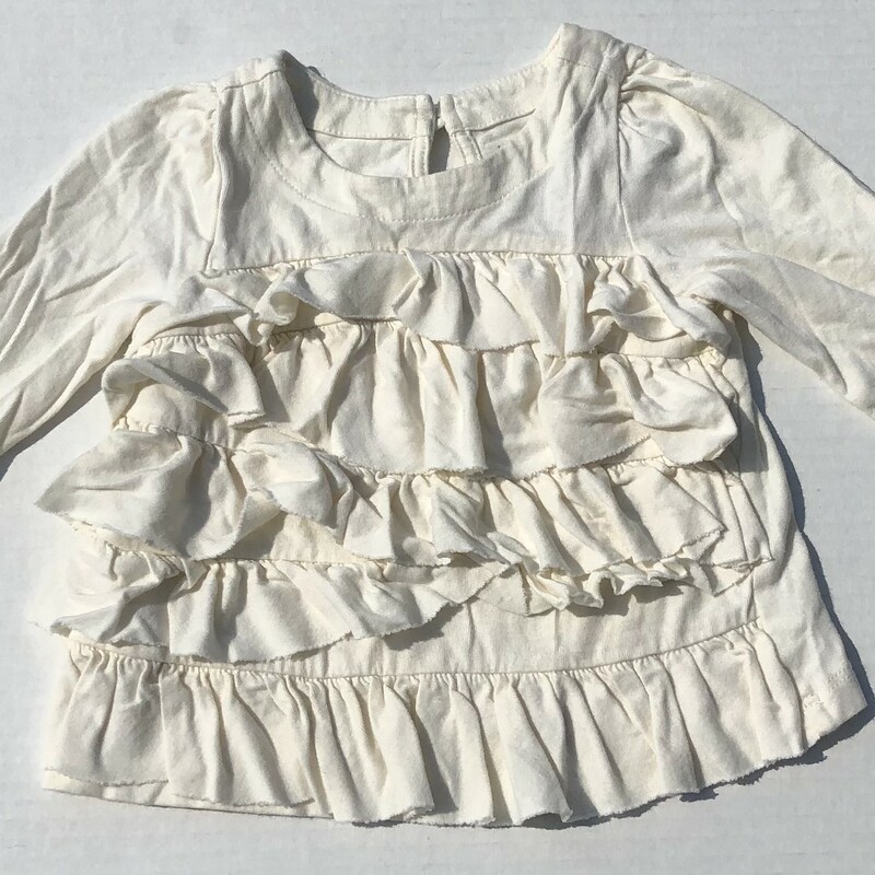 Baby Gap Shirt LS, Cream, Size: 3-6M