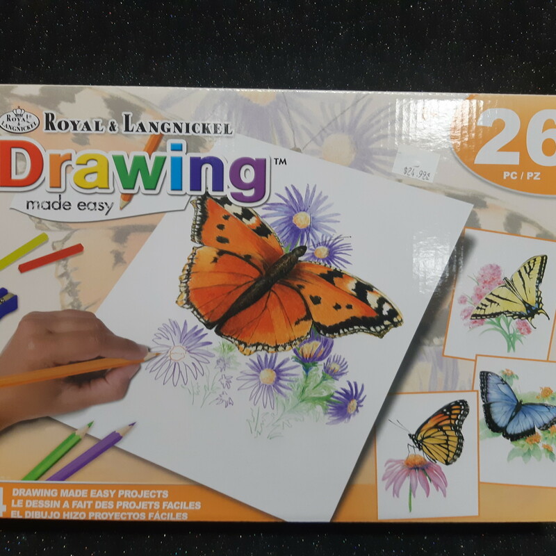 Butterfly Drawing Kit