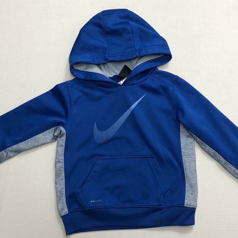 Nike Pullover Hoodie, Blue, Size: 3Y