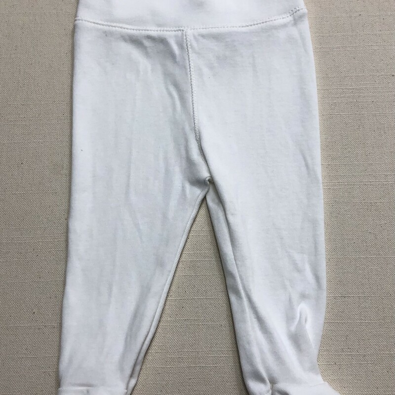 H&M Infant Legging, White, Size: 2-4M