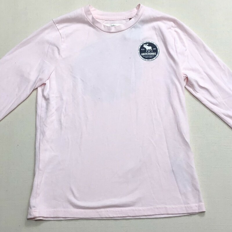 Abercrombie Tee LS, Pink, Size: 11-12Y