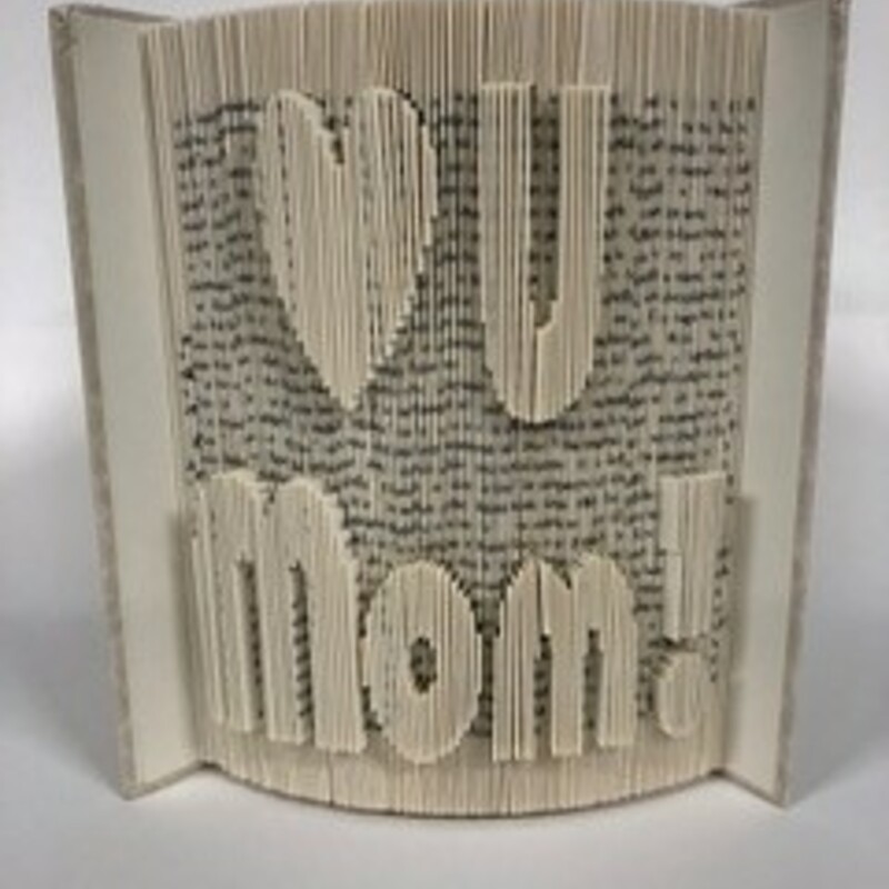Creative art by Maggie Kerrigan
Hand folded, using the book About My Mother