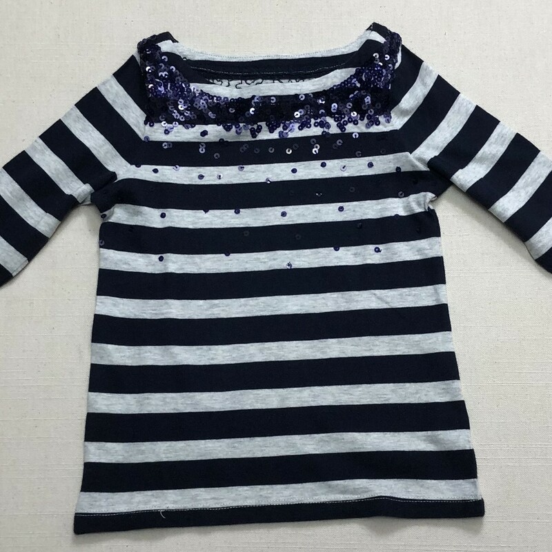 Sequin  Tunic, Striped, Size: 3Y