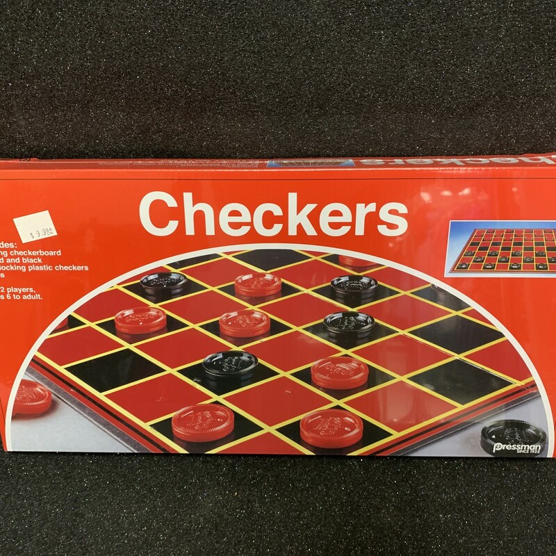 Checkers, 6+, Size: Game