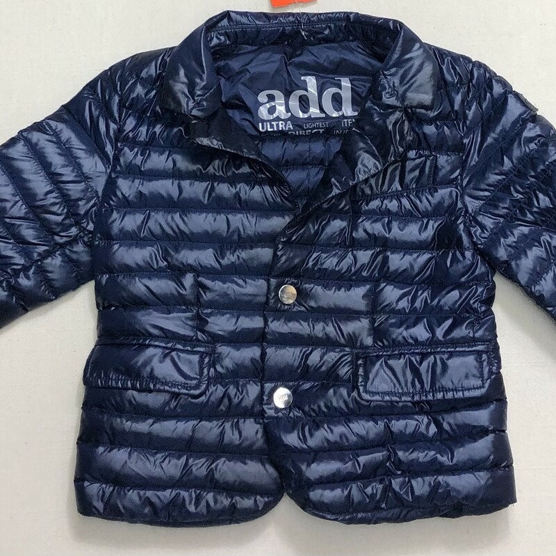 Add Puffer Jacket, Navy, Size: 2Y
Ultra Lightest Down Direct Inject