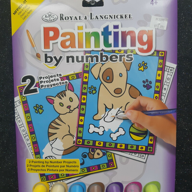 Paint By Number Kitten/pu