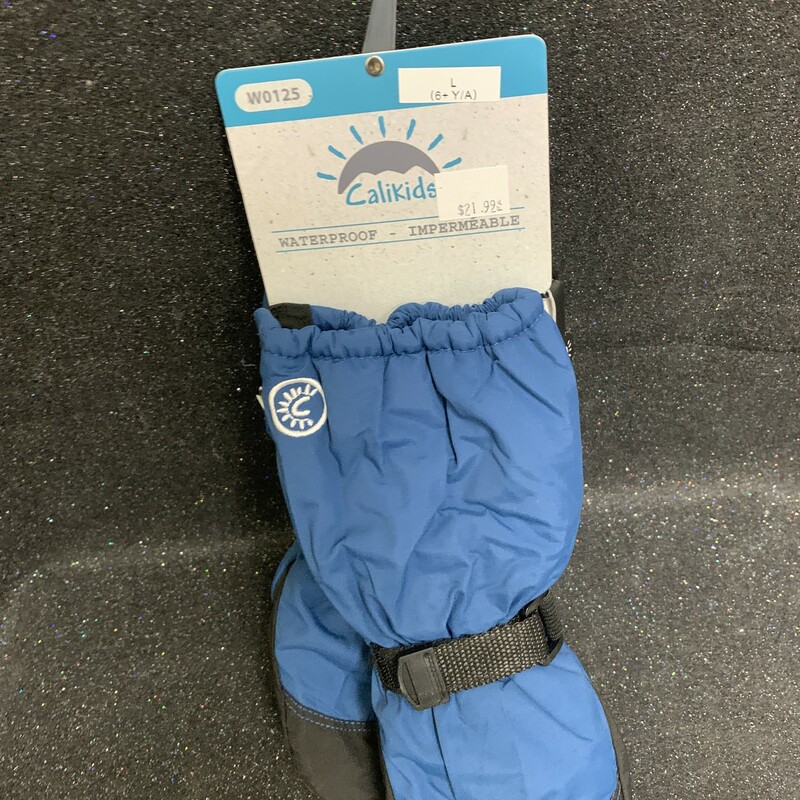 Waterproof Mits S6+Blue, Blue, Size: Outerwear