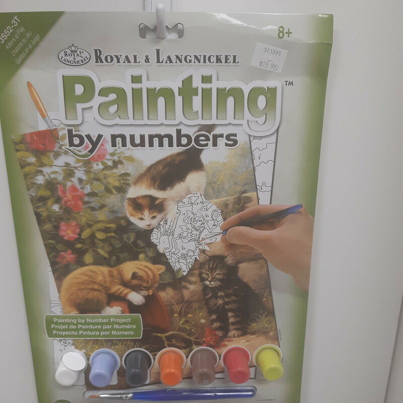 Paint By Numbers Kittens, 8+, Size: Adult Art