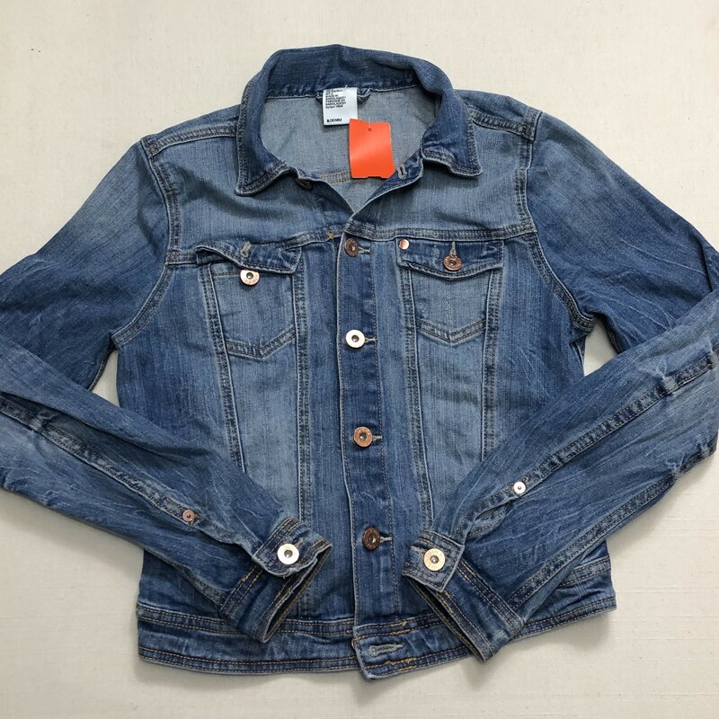 H&M Denim Jacket, Blue, Size: 14Y+