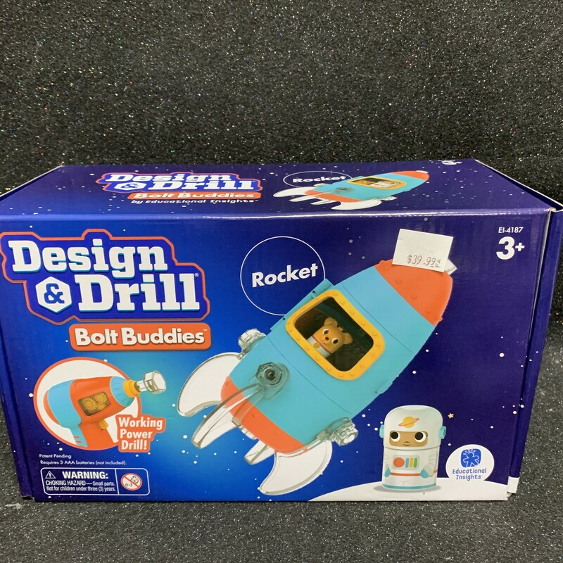 Design & Drill Rocket, 3+, Size: Build