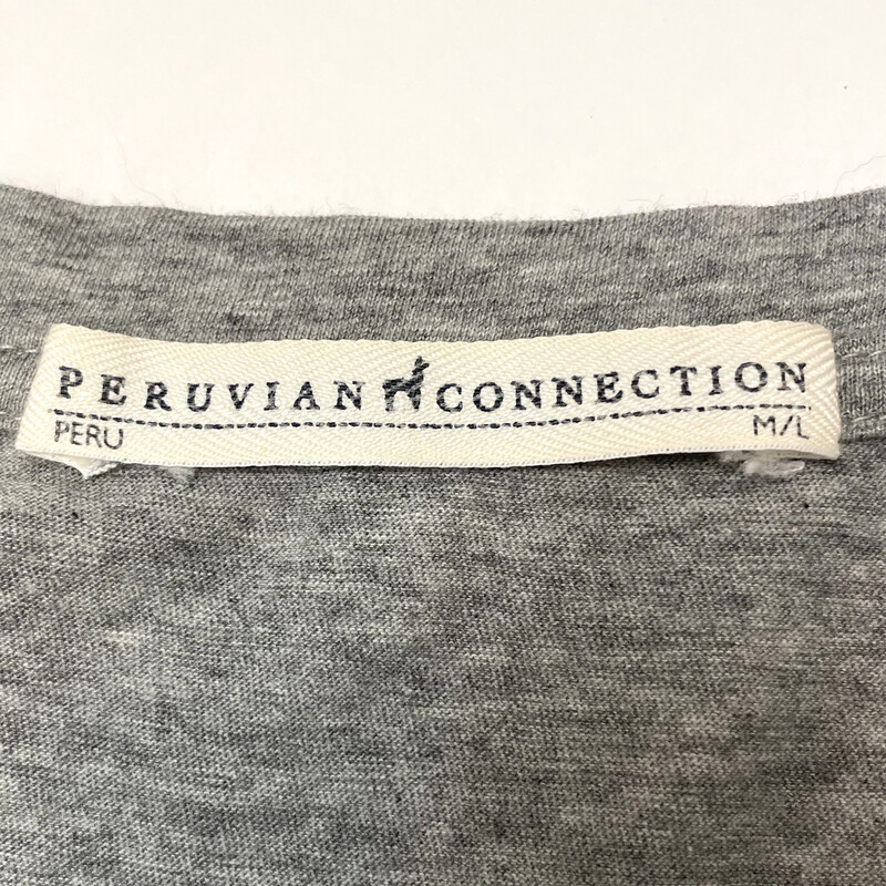 Peruvian Connection Top
100% Pima Cotton
Gray
Size: M/L