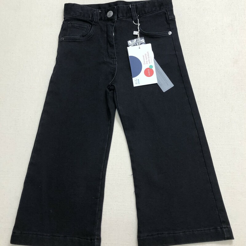 Boboli Pants, Black, Size: 4Y