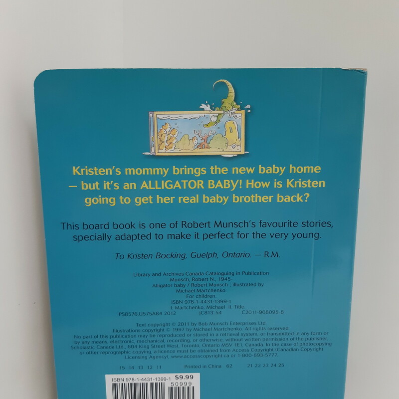 Alligator Baby, Brdbk, Size: Book