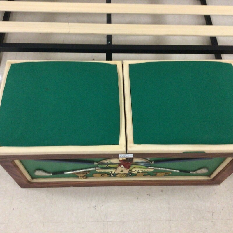 Golf Bench, Cream, Green
42 in wide x 18 in deep x 18 in tall