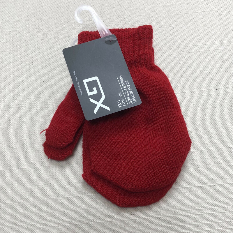 GX Toddler Mitten, Red, Size: 2-3Years
NEW!