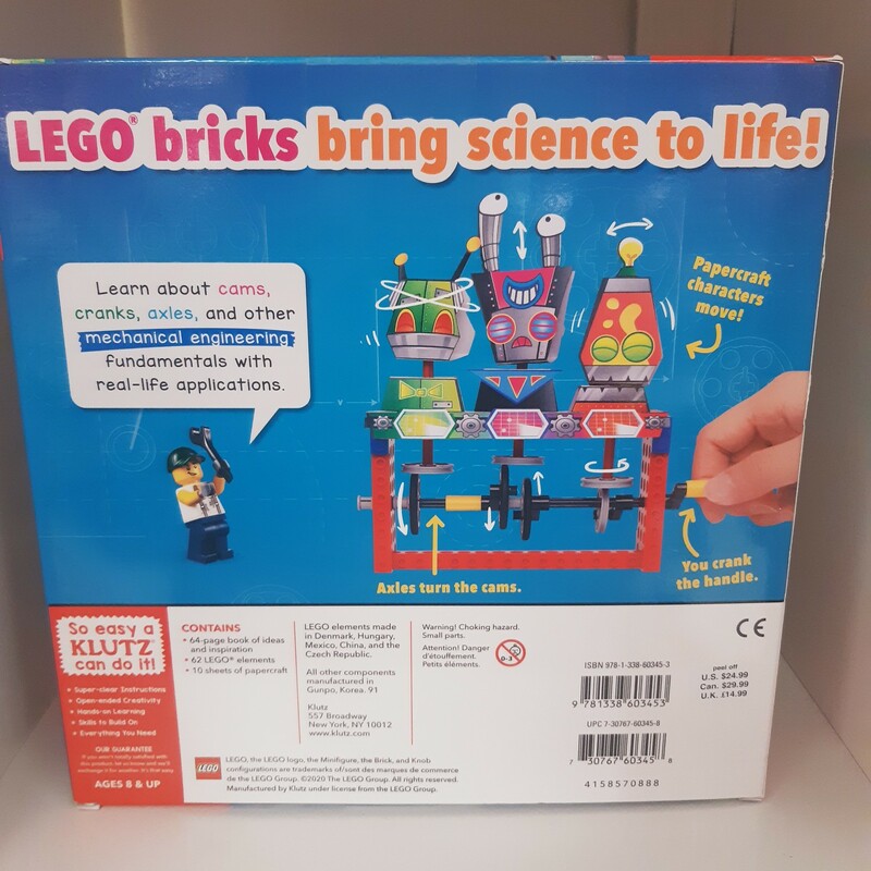 Lego Gear Bots, 8+, Size: Build