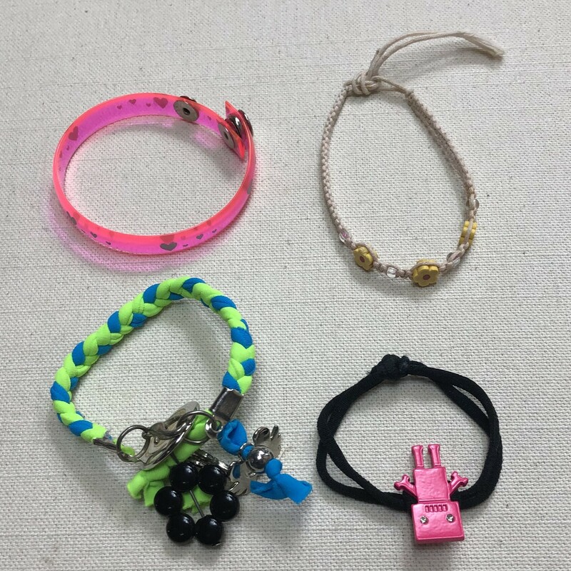 Assorted Bracelet, Multi, Size: 4pcs