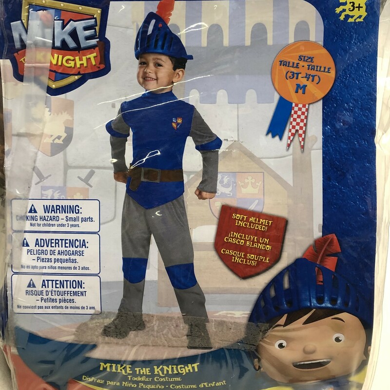 Mike The Knight, Multi, Size: 3-4Y