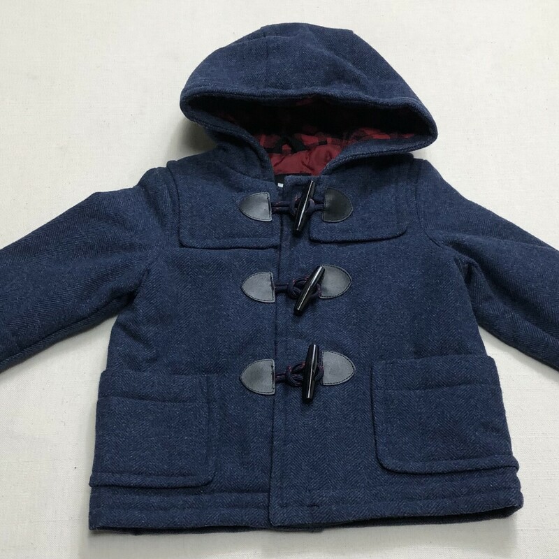 GAP Wool Jacket, Blue, Size: 12-18M
Red Lining
Great Used Condition