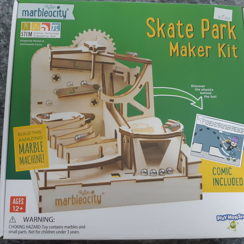 Skate Park Maker Kit, 12+, Size: Create