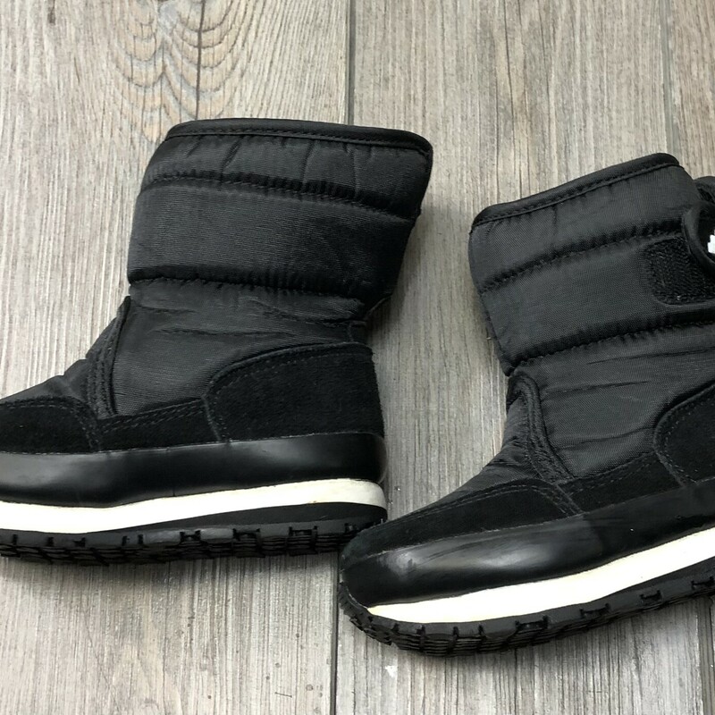Rubber Duck Winter Boots, Black, Size: 8T