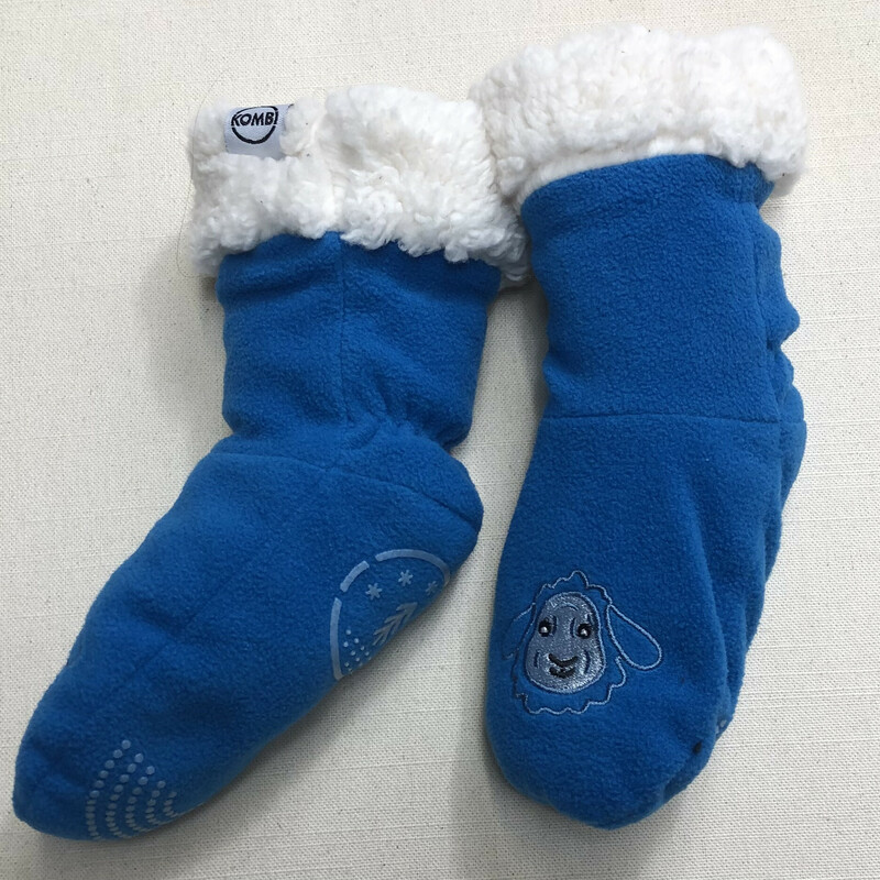 Kombi Sherpa  Socks, Blue, Size: 12-24M