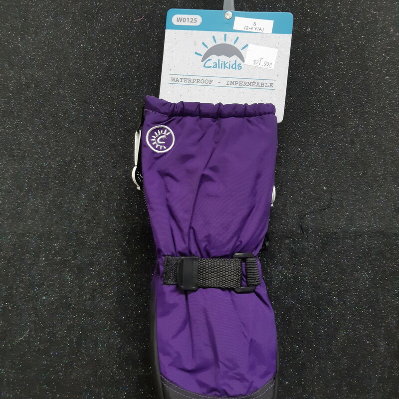 Waterproof mits ,Size: 2-4 Y ,Colour: Plum,Outerwear