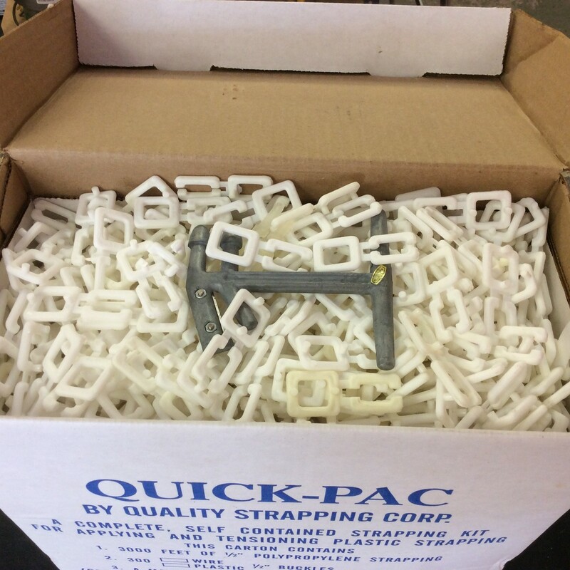 Quick-Pac Self Contained Complete Strapping Kit for Applying and Tensioning Plastic Strapping

*NEW OLD STOCK*