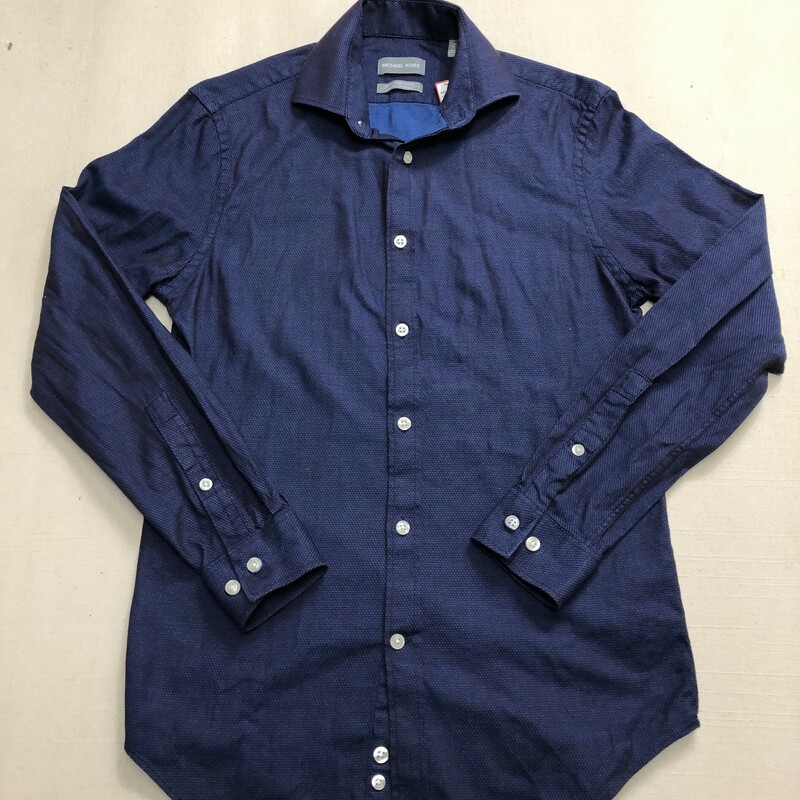 Michael Kors Dress Shirt, Blue, Size: 16Y
MK SIZE: 14.5 inch Collar