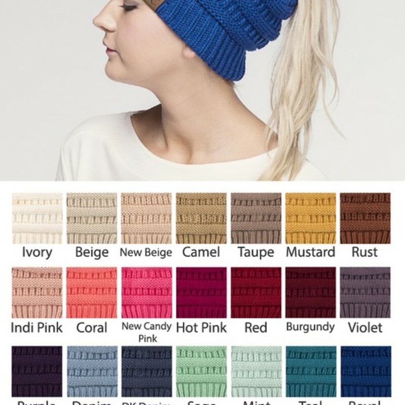 CC Messy Bun KNITTED BEANIE
* 100% Stretchable Soft Acrylic
Mustard