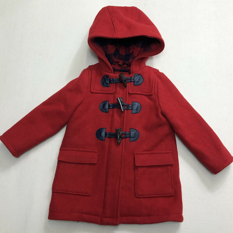 Gap Dress Coat, Red, Size: 2Y