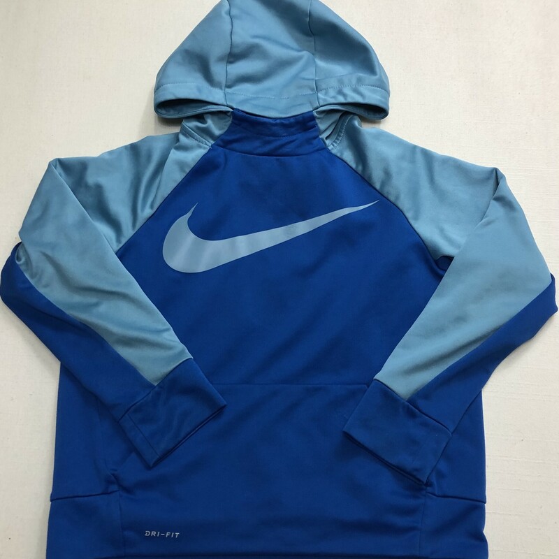 Nike Pullover Hoodie, Blue, Size: 8-9Y