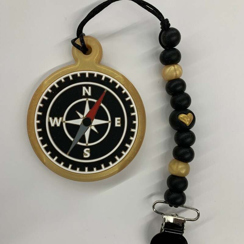 M + C Creations, Size: Compass, Color: Gold
