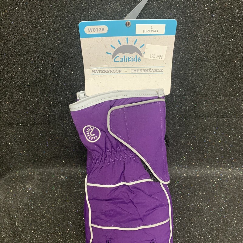 Gloves S 2-4 Purple, Purple, Size: Outerwear