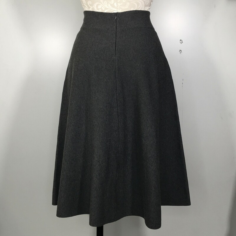 Skirt, Dk Grey, Size: XS  mid calf length, Premise Studio, brand new + never been worn, 53% polyester,28% Nylon,14% acrylic, 5% wool, back zipper, with tags